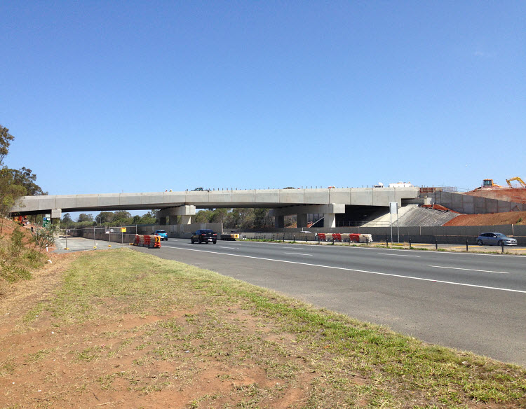 North Lakes Bruce Highway Overpass