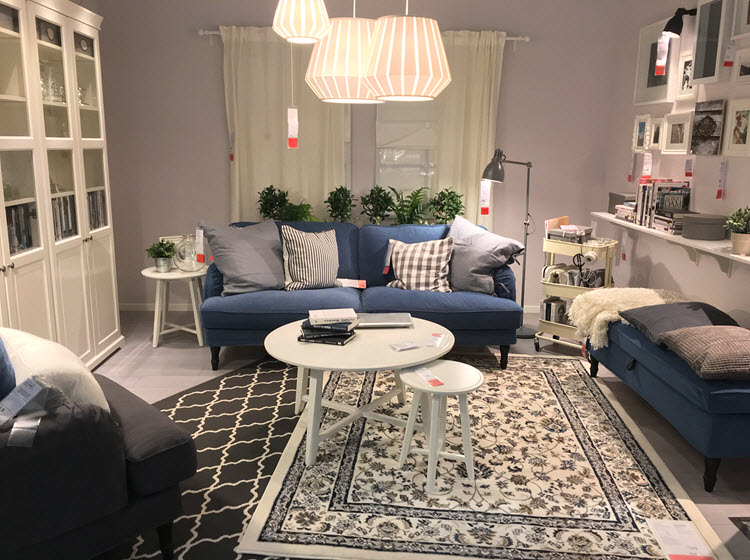 Ikea Living Room Setting North Lakes Store